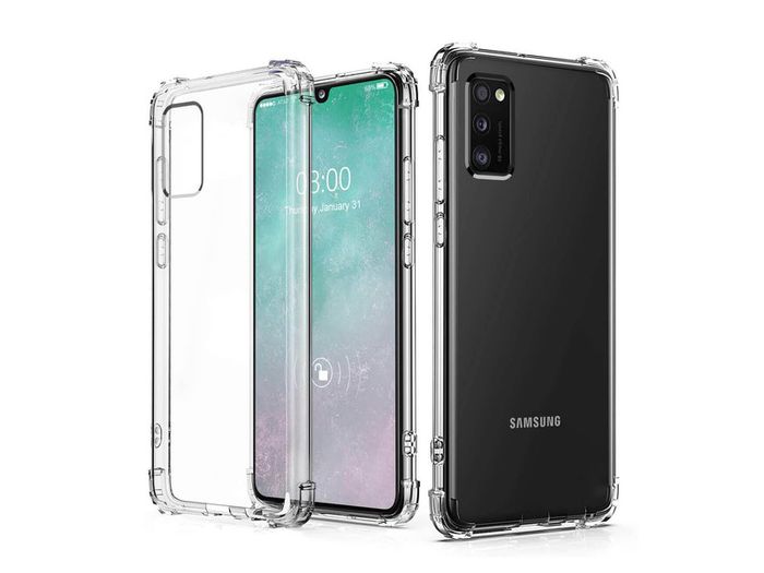 For Samsung Galaxy A41 Case ShockProof Soft Phone Cover Clear TPU Silicone New - FHT24SMK2