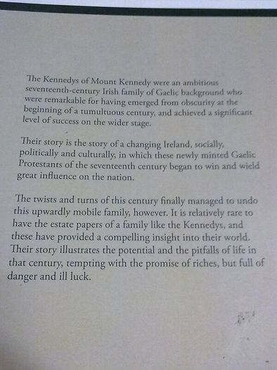 No mere Irish The Kennedys of Mount Kennedy Wicklow local history
