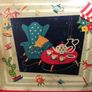 Funky Atomic Mid-Century Modern 1950's Small Tin Tea Caddy, with a Funky and Rare Graphic Design - MCM/50s Display! Props for Stage and Screen! Image 7