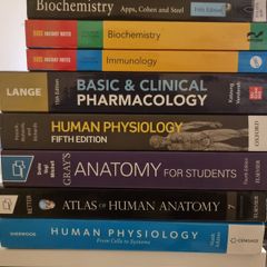 (Bio)medical Student Textbook Bundle (8 Books) - Near-Mint Condition!