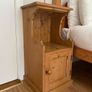 Rustic solid pine bedside locker Image 4