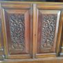 Mahogany sideboard with gold inlay Image 8