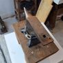 anvil on timber stand Image 3