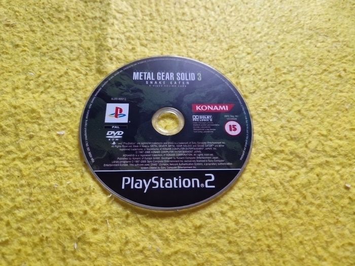 Metal gear solid 3 PlayStation2  ps2 games Original