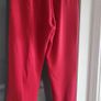 River Island red crop frill details pants Sz 8UK - Bnwt Rrp 34 Sterling Image 3