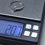 Vintage 9ct Gold Solitaire Ring Dublin Hallmarked CZ Size 54.5 2.07g Image 8