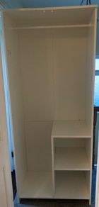 Open wardrobe