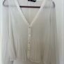 Zara Off-White Shirt Image 3