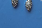silver 925 stud earrings