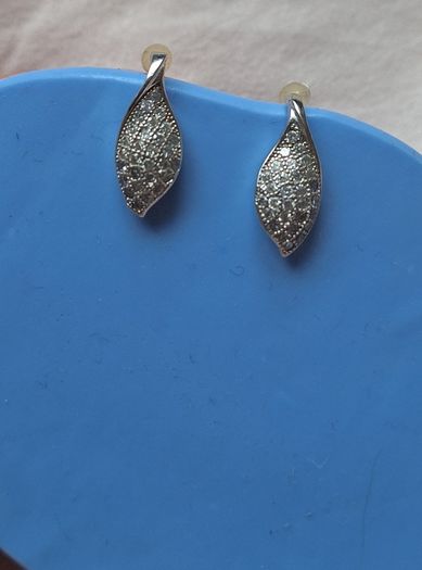 silver 925 stud earrings