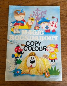 Magic Roundabout Vintage Colouring Book