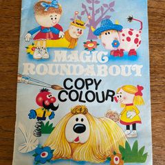 Magic Roundabout Vintage Colouring Book