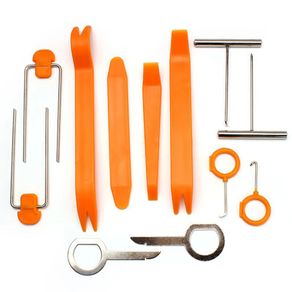 Auto Car Repair Disassembled 12pcs/Set for Audio Removal Installation Pry Tools Car Radio Door Clip Panel Trim Dash