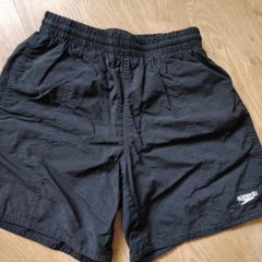 Black Speedo Shorts   Age 6-7