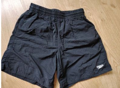 Black Speedo Shorts   Age 6-7