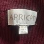 Knit V neck batwing dress, APRICOT Image 6