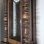 Victorian Wall Pendulum Clock 27" x 14" (clocks work well, chimes on hour and half hour) Image 4