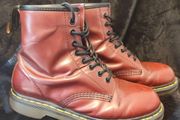 Dr. Martens 8-eye cherry red boots