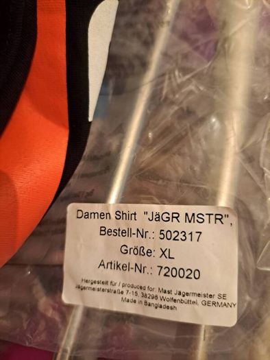 BNWT Jagermeister ladies t-shirt size XL UK14 EU42 Free post