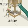 Jungle gym with slide Image 5