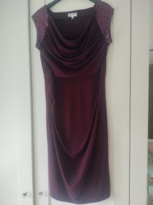 Aideen Bodkin burgundy dress