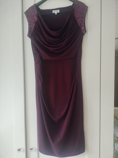 Aideen Bodkin burgundy dress