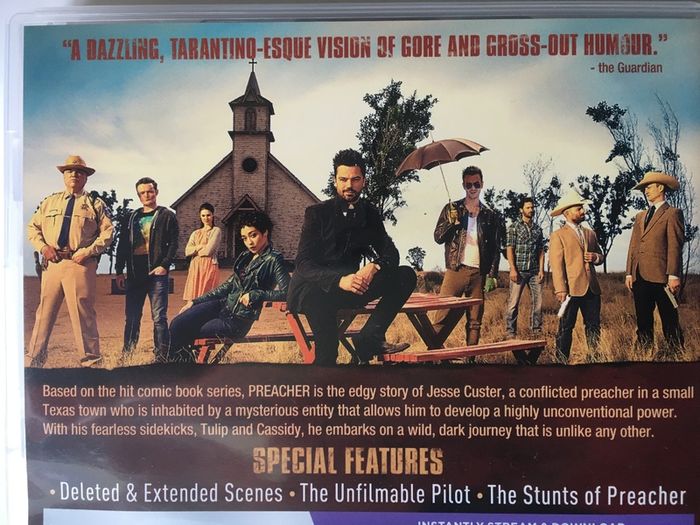 Preacher - Season 1 (2016) Dominic Cooper & Ruth Negga [DVD TV Boxsets]