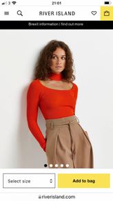 River island top