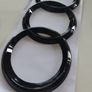 Audi rear rings badge gloss black Image 2