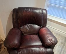 Furniture reclining armchair