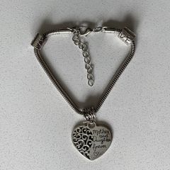 Mother and Daughter Forever Charm Bracelet | Silver