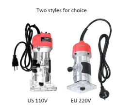 Electric Trimmer 220V  800W    Woodworking Hand Router Tools for Carpentry 30000r/min Huter Power Tools Electric Trimmer