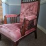 Antique Edwardian armchairs. Image 5