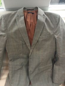 Filippa k mens check jacket fitted size 50 medium Swedish designer