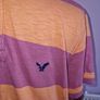 American Eagle Striped red and orange Polo shirt Image 2