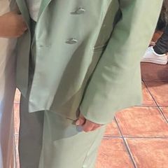 Zara leatherette suit