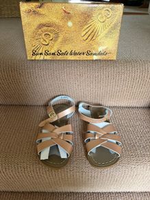 Saltwater bronze brand new in box sandals size Uk 5/ saltwater 6