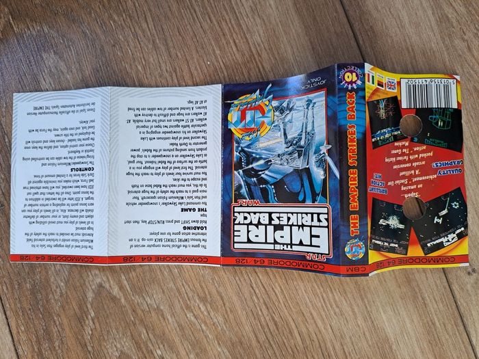 Vintage 1988 Commodore 64 game, Star Wars: The Empire Strikes Back