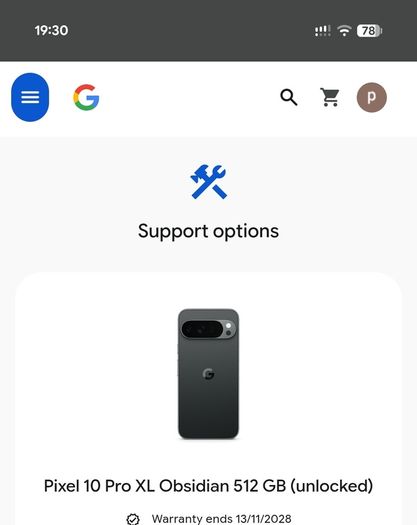 Pixel 10 Pro XL - Mint Condition - EU Warranty until Nov 2028 + Accessories