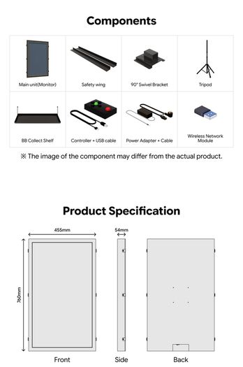 Gunpower Smart monitor target system 32 "