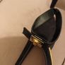 Black suede ladies ankle strap shoes Image 3