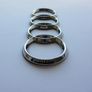 Audi rear Chrome Grill Badge Emblem 180mm Image 3