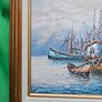 Classic Maritime Seascape (1993) An American Keepsake from MassachusettsArtist: Florence (Florenz) Image 7