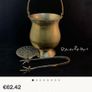 Brass Ice Bucket with Tongs Image 9