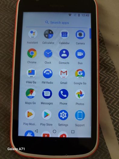 Nokia 1 Mobile Phone, Model TA-1060, 8GB, in excellent condition