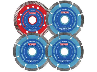 Faithfull diamond blade set