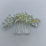 Brand new Bridal hair comb pin clip- weeding- Pearl fork pigtail holder Image 2