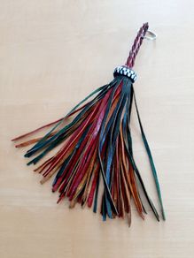 Libyan leather keyring