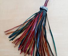Libyan leather keyring