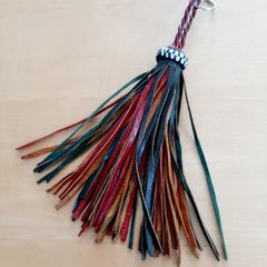 Libyan leather keyring
